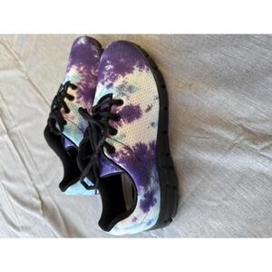 RAAD Tie-Dye Purple and Blue Women's Sneakers- Size 9